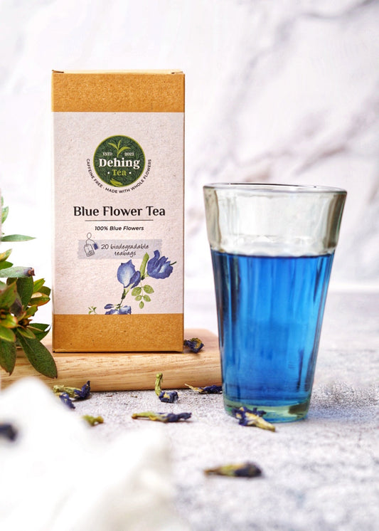 Blue Tea- 20 tea bags| No Artificial Colours | Blue & Purple Changing Flower Tea