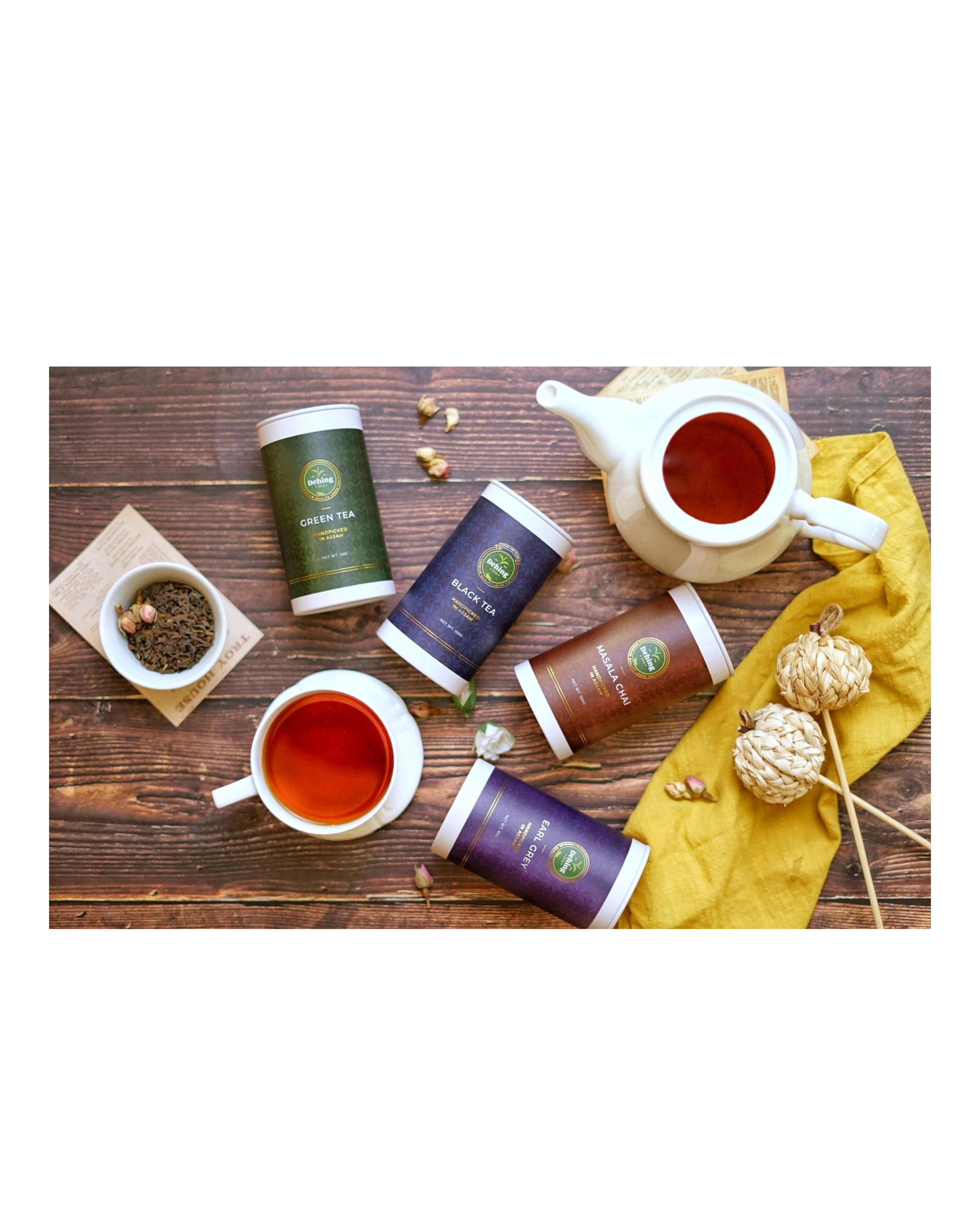 Dehing Tea | Single Origin Tea from Assam | Green Tea, Black Tea, Masala Chai and Earl Grey Tea from Assam, India